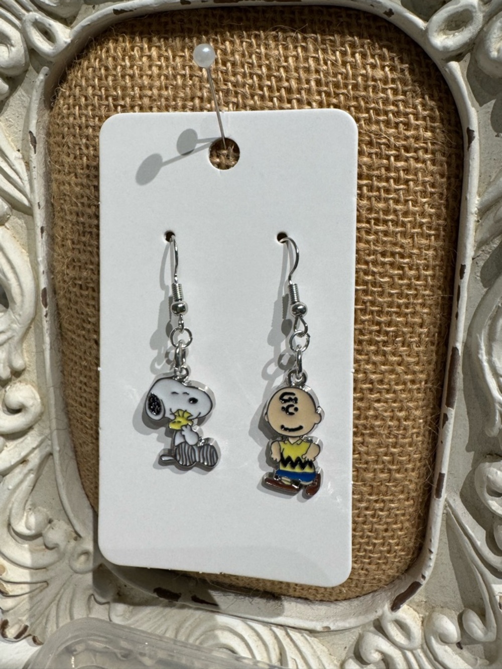 Peanuts Snoopy Charlie Brown Earrings - Picture 3 of 6